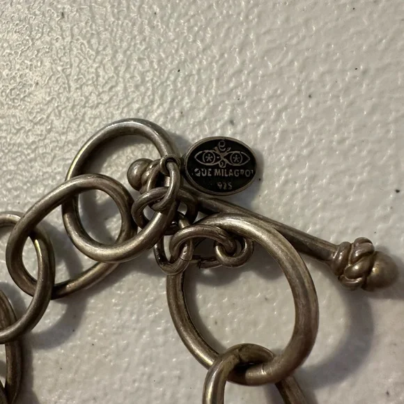 Coreen Cordova Que Milagro Charm 925 Silver Necklace - Picture 1 of 3